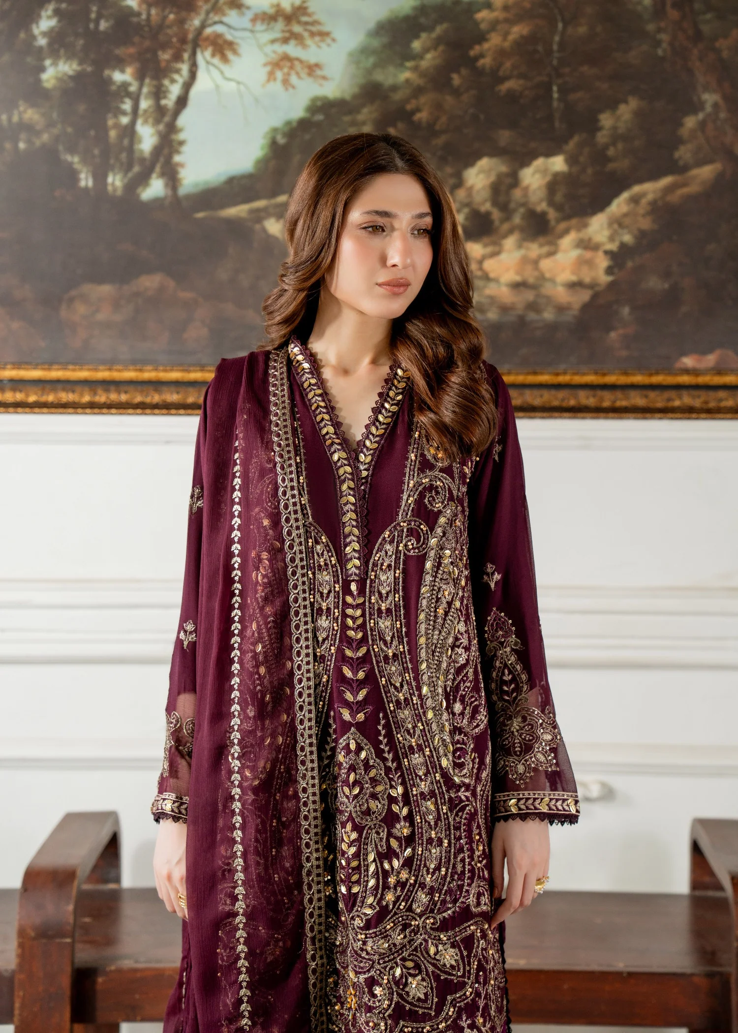 Women's Embroidered Cotton Kurti - 1